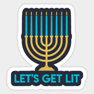 Let's Get Lit Sticker